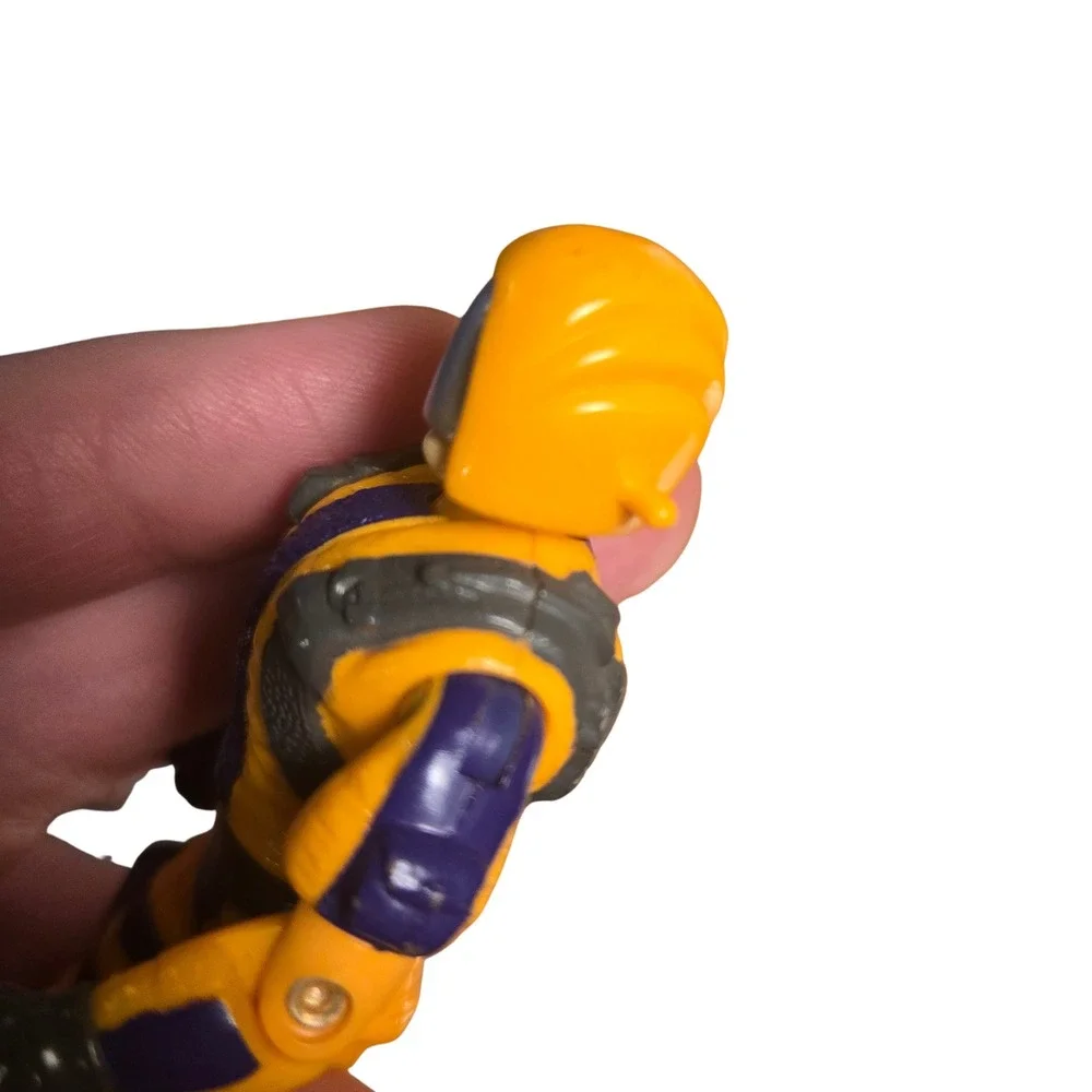 Hasbro GI H.E.A.T Viper 1989‎ T.A.R.G.A.T. Action Figure Orange Purple Vtg Toy